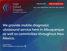 Tablet Screenshot of highdesertdoppler.com